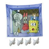 Spongebob Cartoon Tapestry Novelty for Dormitory Wall Dorm Decor Living Room Style F