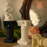 Maxbell Greek Columns Column Candleholders Office Desktop Decor Classic Greek Statue black