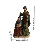 Maxbell Holy Family Figurine Art Crafts Collection Sculpture for Festival Shelf Desk