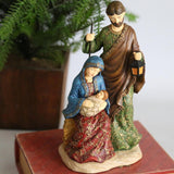 Maxbell Holy Family Figurine Art Crafts Collection Sculpture for Festival Shelf Desk