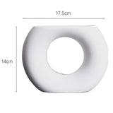Maxbell 2x Ceramic Vase Simple Porcelain Vase for Gift Shopping Mall Flower
