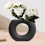 Maxbell 2x Ceramic Vase Simple Porcelain Vase for Gift Shopping Mall Flower