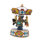 Maxbell Musical Carousel Music Box Tabletop Lovely Wind up Musical Box Holiday Gifts