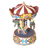 Maxbell Musical Carousel Music Box Tabletop Lovely Wind up Musical Box Holiday Gifts