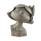 Maxbell Girl Flower Pot Girl Statue Gift Vivid for Outdoor Kitchen Table Centerpiece