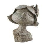 Maxbell Girl Flower Pot Girl Statue Gift Vivid for Outdoor Kitchen Table Centerpiece