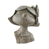 Maxbell Girl Flower Pot Girl Statue Gift Vivid for Outdoor Kitchen Table Centerpiece