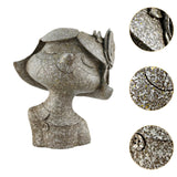 Maxbell Girl Flower Pot Girl Statue Gift Vivid for Outdoor Kitchen Table Centerpiece