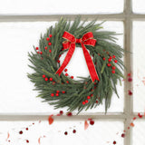 Maxbell Christmas Wreath Decorations Garland Party Farmhouse Window Christmas Wreath