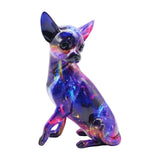 Maxbell Dog Sculpture Creative Resin Craft Desk Decor for Home Entrance Wedding