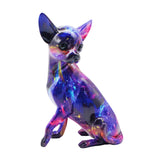 Maxbell Dog Sculpture Creative Resin Craft Desk Decor for Home Entrance Wedding