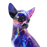 Maxbell Dog Sculpture Creative Resin Craft Desk Decor for Home Entrance Wedding