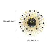 Maxbell Decorative Clock Simple Silent Modern Wall Clock for Indoor Living Room Home