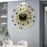 Maxbell Decorative Clock Simple Silent Modern Wall Clock for Indoor Living Room Home
