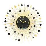Maxbell Decorative Clock Simple Silent Modern Wall Clock for Indoor Living Room Home