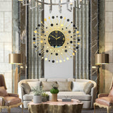Maxbell Decorative Clock Simple Silent Modern Wall Clock for Indoor Living Room Home