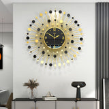 Maxbell Decorative Clock Simple Silent Modern Wall Clock for Indoor Living Room Home