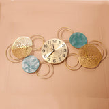 Maxbell Wall Clock Simple Mute Unique Decorative Clock for Dining Room Studio Office