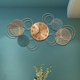 Maxbell Wall Clock Simple Mute Unique Decorative Clock for Dining Room Studio Office