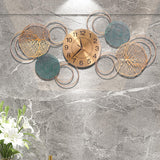 Maxbell Wall Clock Simple Mute Unique Decorative Clock for Dining Room Studio Office