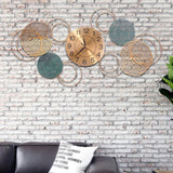 Maxbell Wall Clock Simple Mute Unique Decorative Clock for Dining Room Studio Office