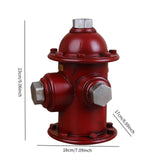 Maxbell Piggy Bank Figurine Desk Organizer Garden Indoor Outdoor Fire Hydrant Statue