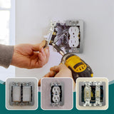 Maxbell Switch and Receptacle Spacers for Electric Wall Switch Loose Outlet Plug Fix 48pcs