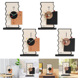 Maxbell 2x Table Clocks Gifts Modern Simple Desk Clocks for Bedroom Study Countertop