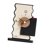 Maxbell 2x Table Clocks Gifts Modern Simple Desk Clocks for Bedroom Study Countertop