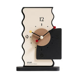 Maxbell 2x Table Clocks Gifts Modern Simple Desk Clocks for Bedroom Study Countertop