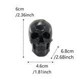 Maxbell Skeleton Head Statue Backflow Incense Burner for Meditation Room Lightweight