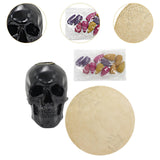 Maxbell Skeleton Head Statue Backflow Incense Burner for Meditation Room Lightweight