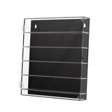Maxbell 5 Tier Acrylic Display Box Cabinet Collectibles with Shelves Clear Organizer