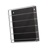 Maxbell 5 Tier Acrylic Display Box Cabinet Collectibles with Shelves Clear Organizer