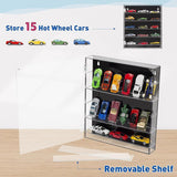 Maxbell 5 Tier Acrylic Display Box Cabinet Collectibles with Shelves Clear Organizer