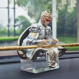 Maxbell Monkey Figurine Crafts Photo Props Car Statue for Office Living Room Husband