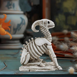 Maxbell Goat Skeleton Statue Gift Halloween Figurine for Bedroom Housewarming Indoor