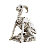Maxbell Goat Skeleton Statue Gift Halloween Figurine for Bedroom Housewarming Indoor