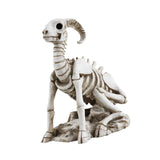 Maxbell Goat Skeleton Statue Gift Halloween Figurine for Bedroom Housewarming Indoor