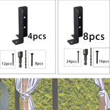 Maxbell Adjustable Deck Post Anchor Base Brackets Post Holders Support Base Brackets 4Pcs