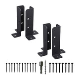 Maxbell Adjustable Deck Post Anchor Base Brackets Post Holders Support Base Brackets 4Pcs