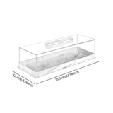 Maxbell 2xBakery Pastry Display Case Dessert Display Plate for Store Birthday Weddings White