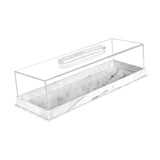 Maxbell 2xBakery Pastry Display Case Dessert Display Plate for Store Birthday Weddings White
