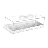 Maxbell 2xBakery Pastry Display Case Dessert Display Plate for Store Birthday Weddings White