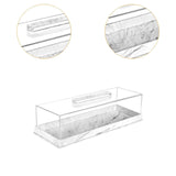 Maxbell 2xBakery Pastry Display Case Dessert Display Plate for Store Birthday Weddings White
