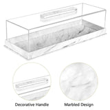 Maxbell 2xBakery Pastry Display Case Dessert Display Plate for Store Birthday Weddings White
