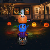 Maxbell LED Lights Porch Lawn Inflatable Toy Halloween Inflatable Decoration Outdoor