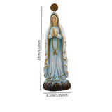 Maxbell Virgin Mary Statue Catholic Desktop Ornament for Festival Office Living Room