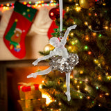 Maxbell Christmas Tree Pendant Winter Theme for Anniversary Birthday Fireplace