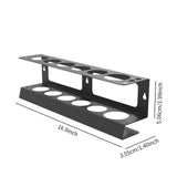 Maxbell Caulking Tool Holder Wall Mounted Sealant Organizer for Workspace Home Black